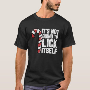 Candy cane olämpligt Vuxen humor Funny Christm T Shirt