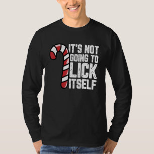 Candy cane olämpligt Vuxen humor Funny Christm T Shirt