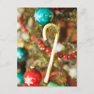 Candy cane på Träd-kort och stämplar Vykort