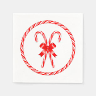 Candy cane pappersservett