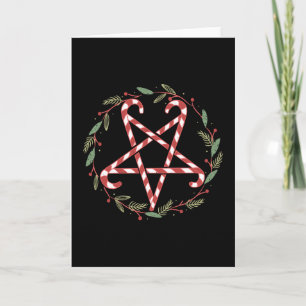 Candy cane Pentagram Kort