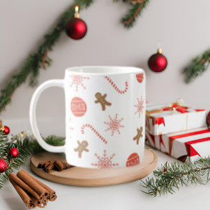 Candy cane Pepparkaksgubbe Snowflake Mugg