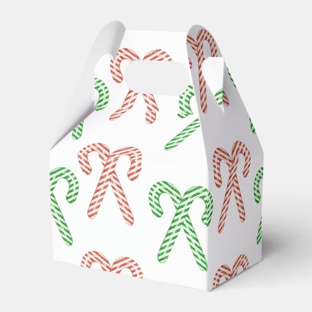 Candy cane/pepparmynt presentaskar (Baksidan Sidan)