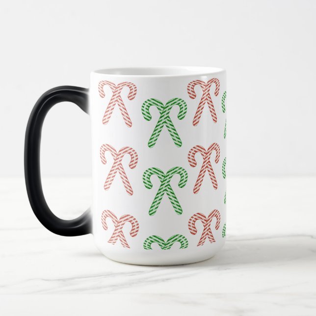 Candy cane/pepparmynta  magisk mugg (Vänster)