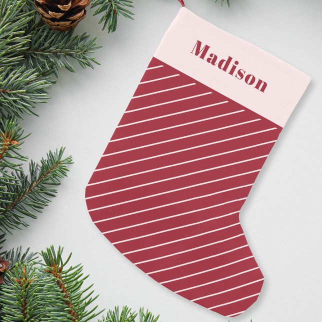 Candy cane Personlig Liten Julstrumpa (Skapare uppladdad)