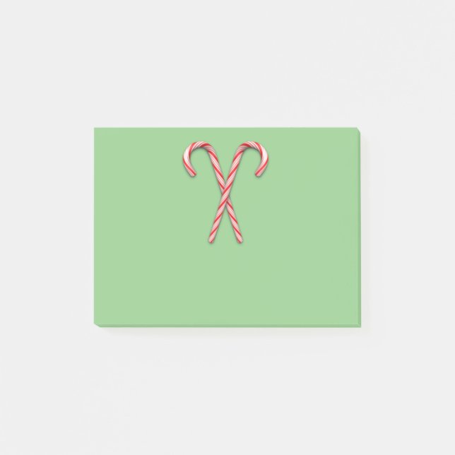 Candy cane post-it block (Framsida)
