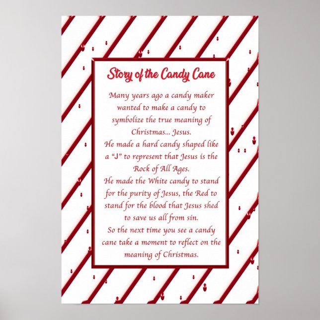 Candy cane Poster (Framsidan)