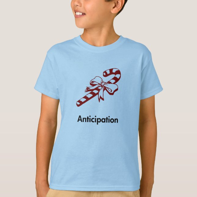 Candy cane-prognos tee shirt (Framsida)