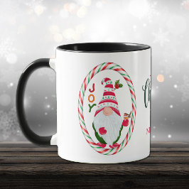 Candy cane Ram Gnome Joy jul Mugg