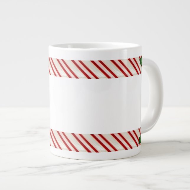 Candy cane Ram Mugg Jumbo Mugg (Framsida höger)