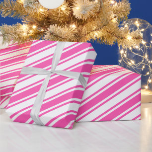 Candy cane Rand Färgfull Rosa jul - jul Presentpapper
