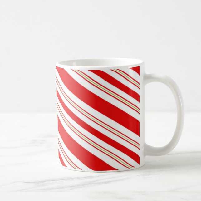 Candy cane Rand Kaffemugg (Höger)