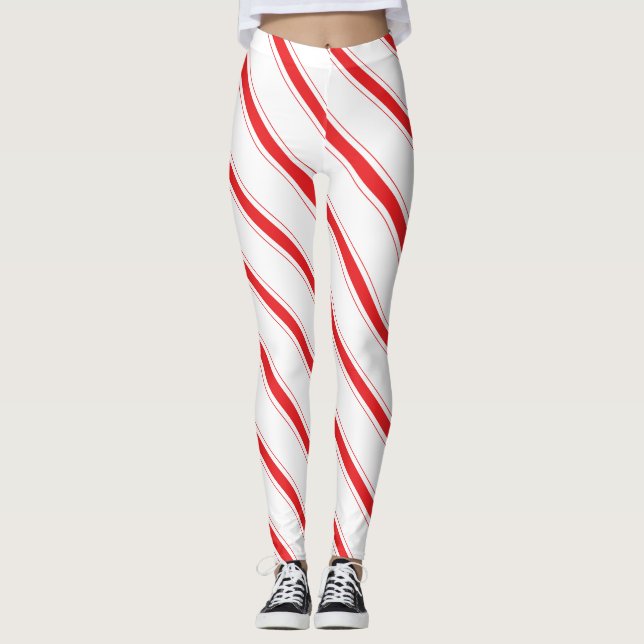 Candy cane Rand Leggings (Framsida)