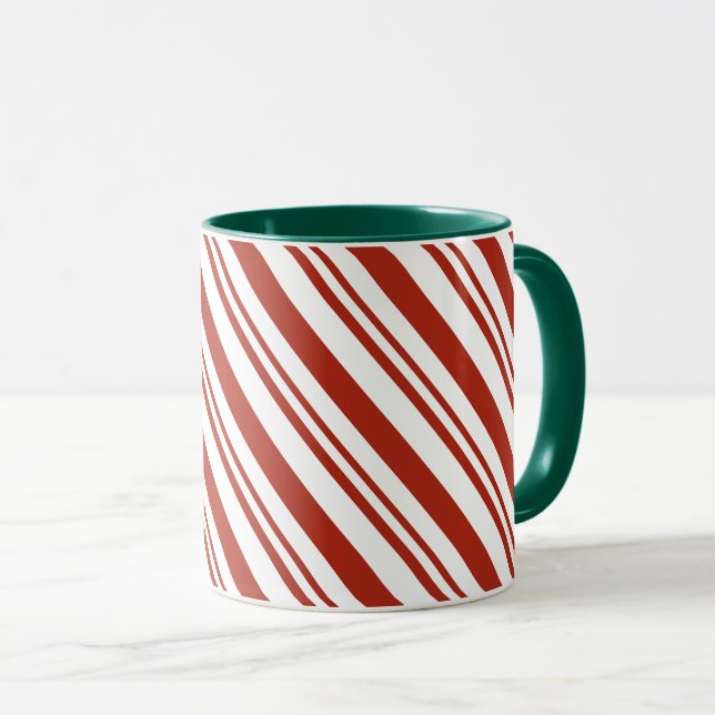 Candy cane Rand Mugg (Framsida höger)