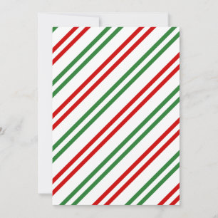 Candy cane, Rand Red Grönt Inbjudningar