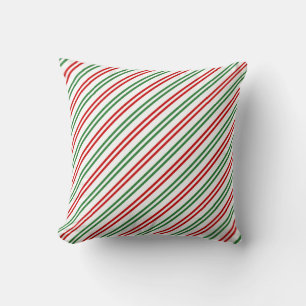 Candy cane, Rand Red Grönt Kudde