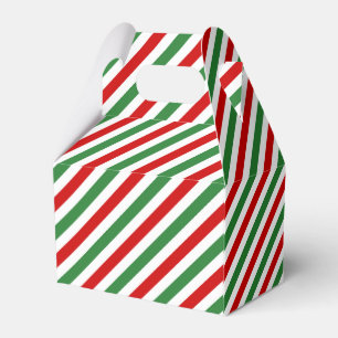 Candy cane, Rand Red Grönt Presentaskar