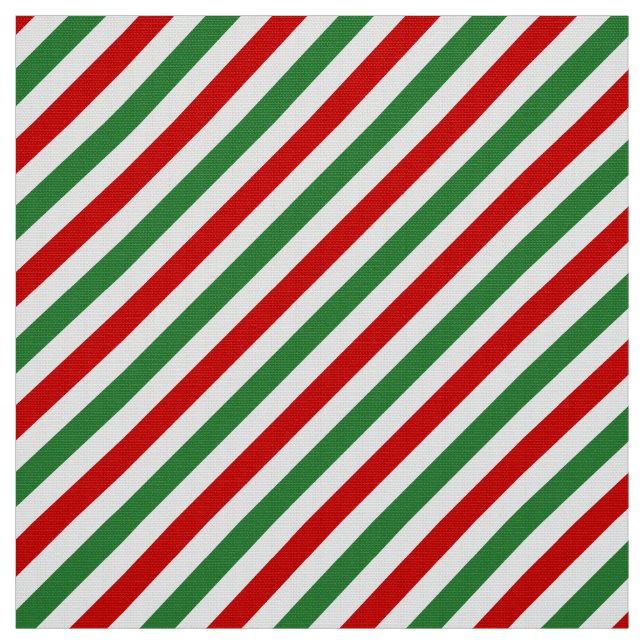 Candy cane, Rand Red Grönt Tyg (Provkarta)