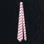 Candy cane Rand Rosa & Grönt Neck Tie Slips<br><div class="desc">En julhals är designad med candy cane rand i ett dynamiskt färg av rosa och grönt. Gå till www.zazzle.com/dotellabelle</div>