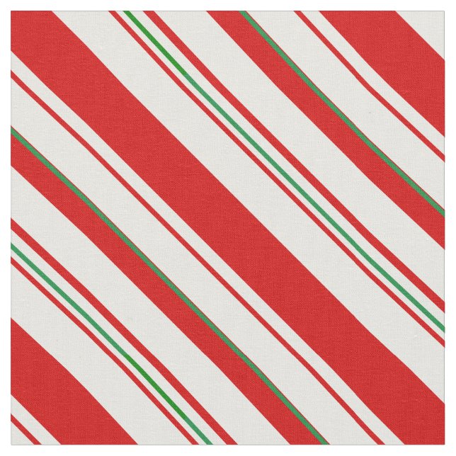 Candy cane Rand Tyg (Närbild)