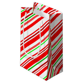 Candy Cane-randigt festligt rött grönt vitt glatt