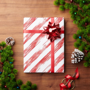 Candy cane Red Rand jul Presentpapper