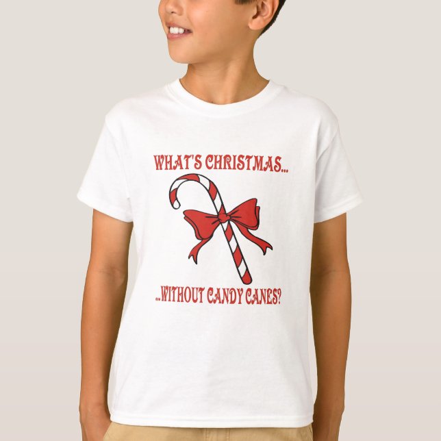 Candy cane Shirt Tee Shirt (Framsida)