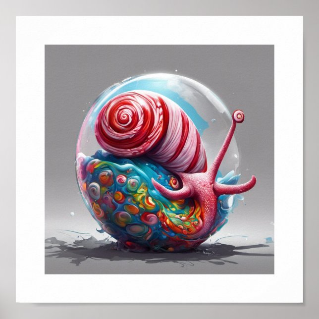 Candy cane snigel poster (Framsidan)