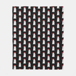 Candy cane Spöken Fleecefilt