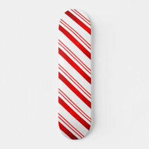 candy cane Stripe Mini Skateboard Bräda 18,5 Cm