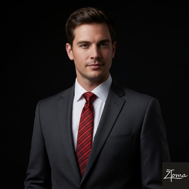 Candy Cane Stripe Red black Bow Festive Christmas  Slips (Skapare uppladdad)