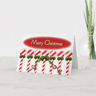 CANDY CANE SWEET CHRISTMAS HÄLSNING HELGKORT
