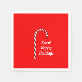 Candy cane Sweet Glad helg Pappersservett