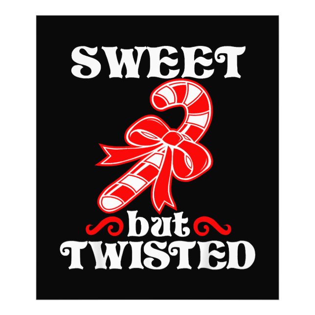 Candy cane Sweet men Twisted Fototryck (Framsidan)
