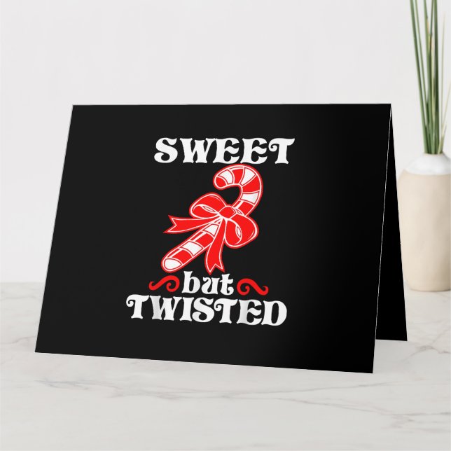 Candy cane Sweet men Twisted Kort (Framsida)