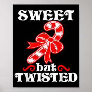 Candy cane Sweet men Twisted Poster
