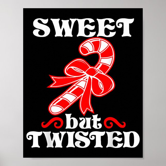Candy cane Sweet men Twisted Poster (Framsidan)