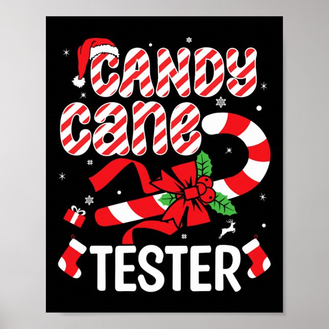 Candy cane Tester Crew - den fantastiska julen Hel Poster (Framsidan)