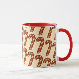 Candy cane Twist-Helgdag Cookie Baking Mugg