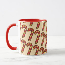 Candy cane Twist-Helgdag Cookie Baking Mugg
