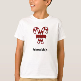 Candy cane Vänskap Tee Shirt