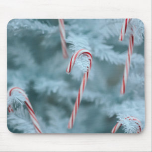 Candy cane vid Träd Musmatta