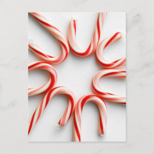 Candy cane vykort