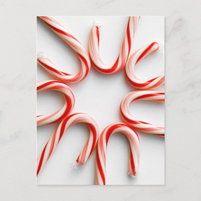 Candy cane vykort (Framsida)