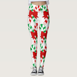 Candy canedamasker leggings