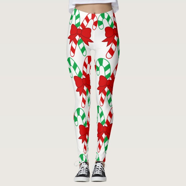 Candy canedamasker leggings (Framsida)