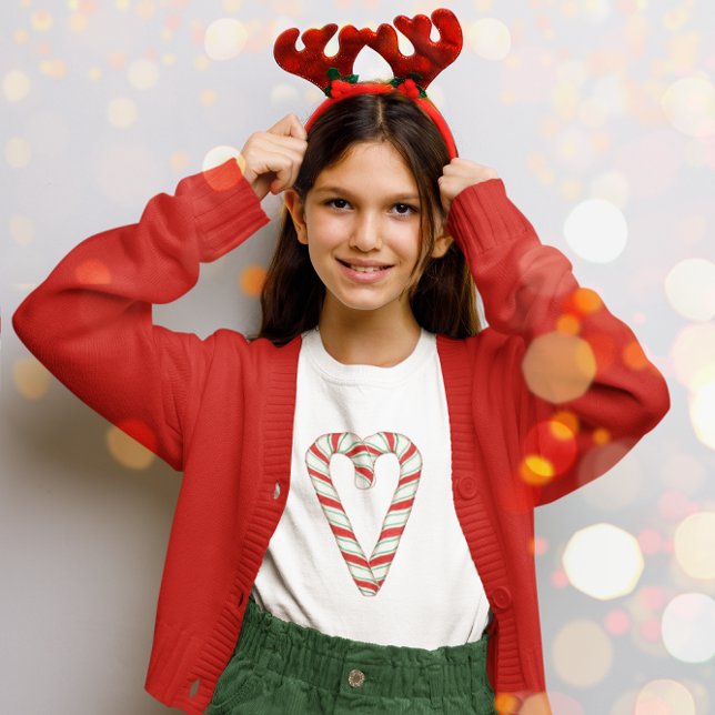 Candy canehjärta t shirt (Skapare uppladdad)