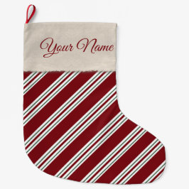 Candy canerandar stor julstrumpa