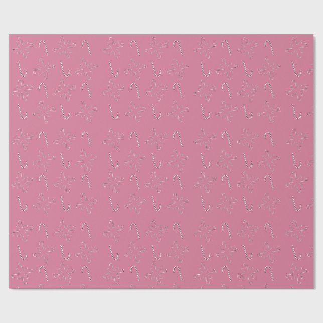 Candy Canes 2026 Pink Presentpapper (Platt)