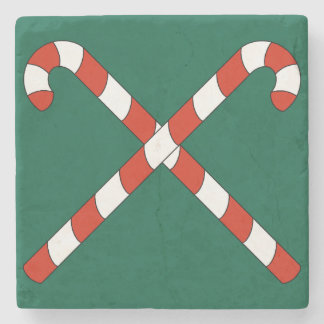 Candy Canes Crossed Stenunderlägg